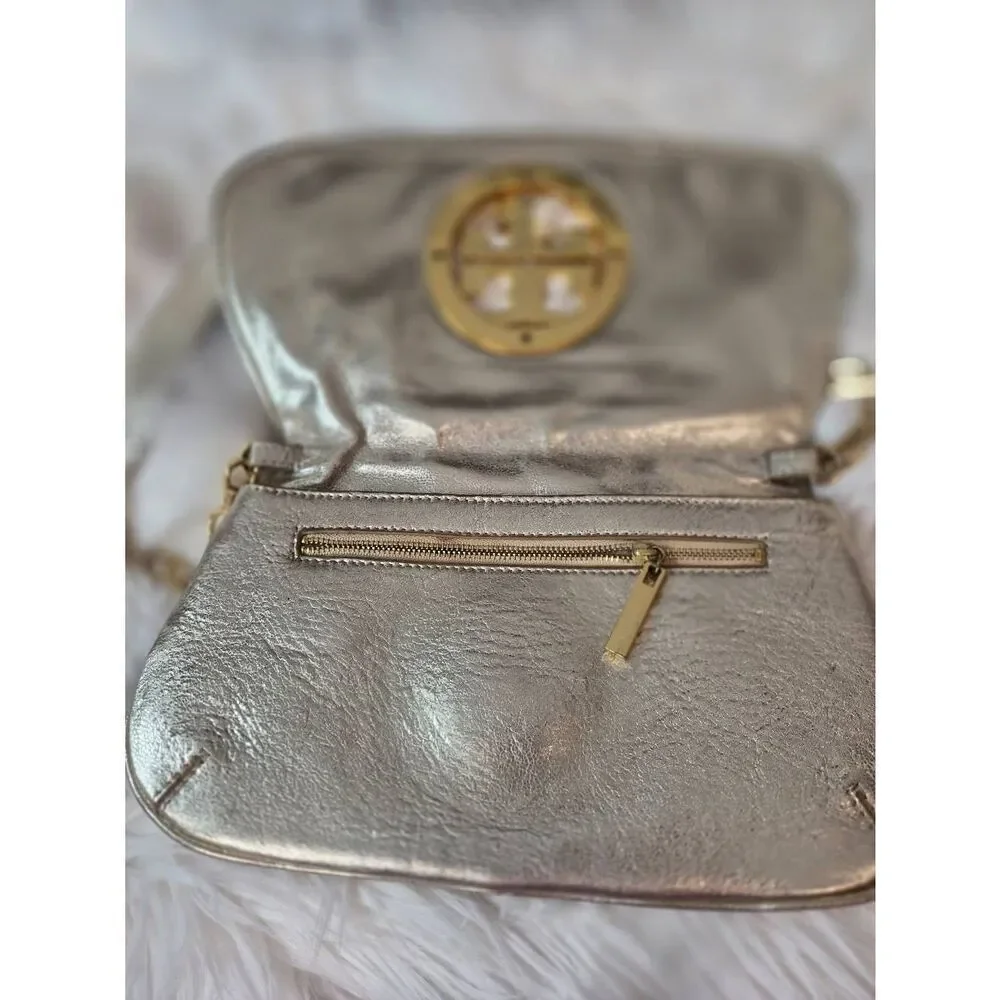 Tory Burch champagne purse